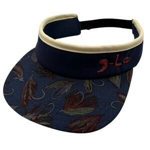 North Face Women's Fly Fishing Visor Navy OSFM Fishing Flies Print